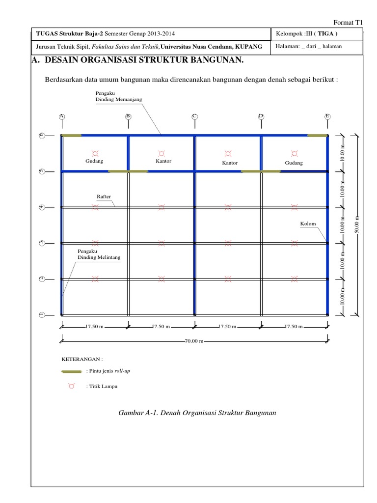  Desain  Hanggar Pesawat  Struktur Baja