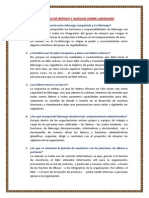 Preguntas de Repaso y Análisis Sobre Liderazgo