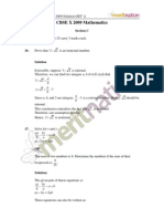 CBSE X 2009 Mathematics: Section C