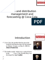 Sales and Distribution Management and Forecasting at Coca-Cola