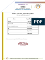 Siarczan Cynku Jednowodny (Zinc Sulfate Monohydrate)