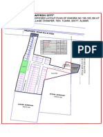 Proposed Layout Plan of Khasra No 180,185,186 at Village Chhaper, Teh. Tijara, Distt. Alwar