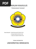 makalah turunan tingkat tinggi dan turunan implisit