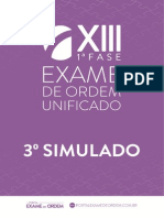 Oab Xiii - Simulado 3