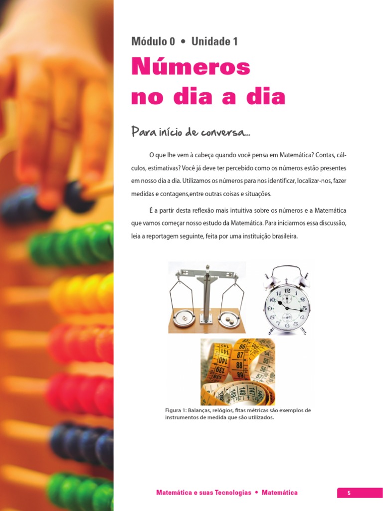 Números No Nosso Dia A Dia | PDF | Decimal | Números