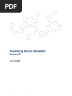 BlackBerry Device Simulator User Guide