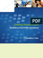 Getting Started Guide: Blackberry Pearl 8100 Smartphone