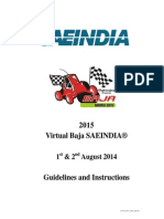 2015_Virtual Baja SAE India Guidelines