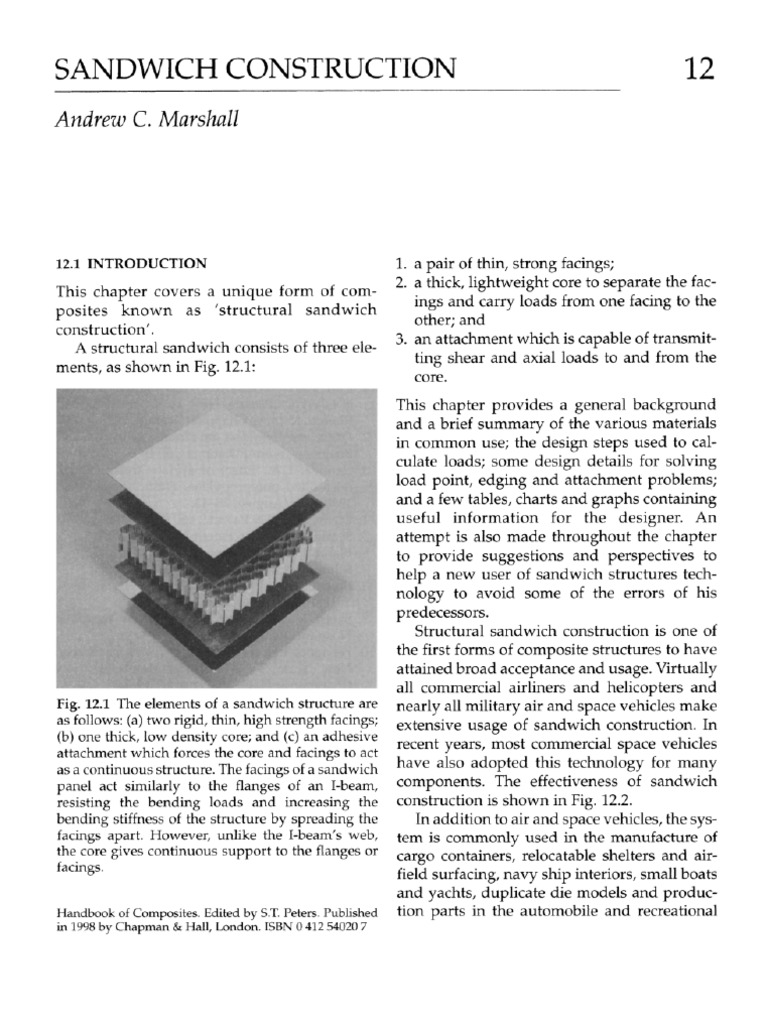 Sandwich Construction | Download Free PDF | Strength Of Materials ...
