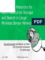 Using Area Hierarchy For Multi-Resolution Storage and Search in Large Wireless Sensor Networks