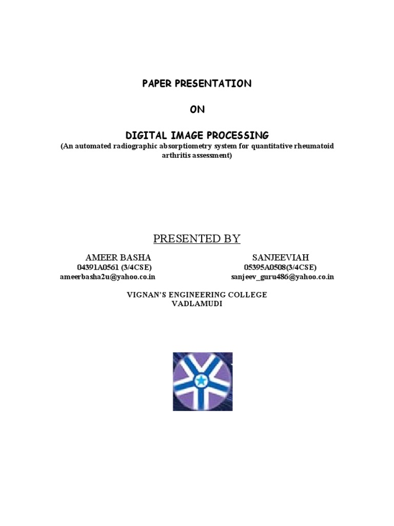 Digital Image Processing | PDF