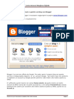 Creare e Gestire Un Blog Con Blogger