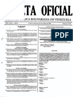Gaceta de La Ley Organica de Sistema Venezolano para La Calidad