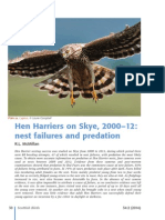 Hen Harriers; nest failures & predation on Skye. From Scottish Birds magazine Feb 14