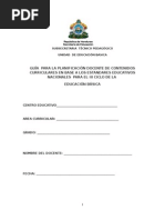 Planificador Educaciòn Fisica