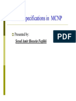 Source Specifications in MCNP