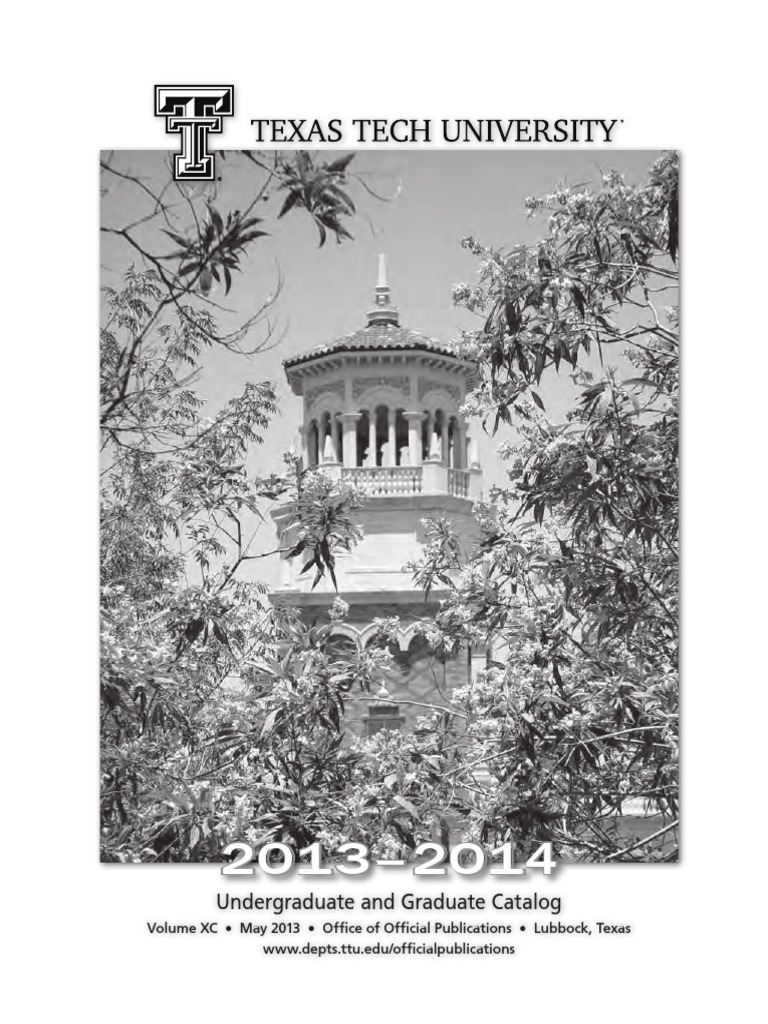 2013-14 Course Details Texas Tech University. | PDF