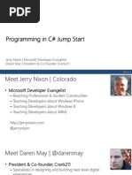 C# Jumpstart Module 1 Intro