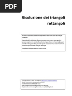 Risoluzione Triangoli Rettangoli