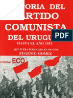 47185810 Eugenio Gomez Historia Del Partido Comunista Del Uruguay