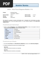 FIS - NFAII – Nota Fiscal Alagoana Modelo 11A - AL
