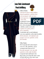 Mexican Sub Lieutenant 1846 Foot Artillery