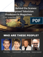 Got Lost Behind The Scenes:: Underexposed Television Producers in Magazines