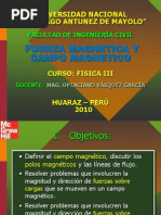 Campo Magnetico y Fuerza Magnetica