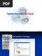 Roarks Formulas for Excel