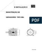 Weg Manual de Instalação e Manutenção de Geradores Tipo DBL