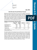 July 2014 Economic Update