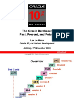 The Oracle Database: Past, Present, and Future: Lex de Haan