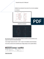 Tutoriel Débutant Sous Autocad 2D