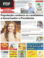 Jornal União - Edição da 1ª Quinzena de Julho de 2014