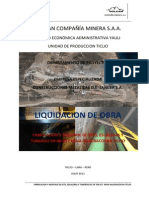 Liquidación de Obra RB-017