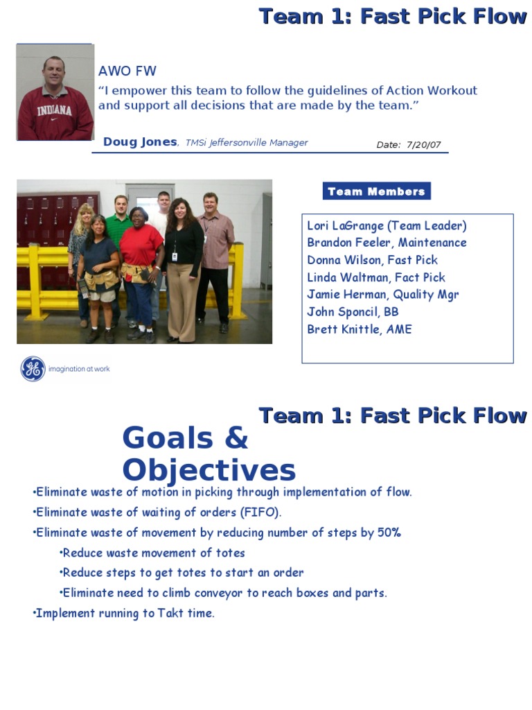 Fast Pick Flow Optimization Strategies | PDF | Supply Chain Management