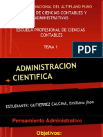 ADMINISTRACIN CIENTIFICA