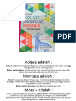 Kolase Montase Mozaik