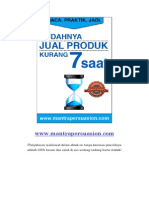 Ebook - Mudahnya Jual Produk Kurang 7 Saat