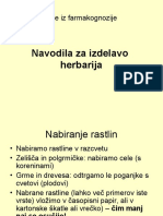 Navodila Za Izdelavo Herbarija