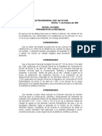 Decreto 883 Para El Informe de Pasantia