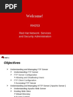 Welcome!: Red Hat Network Services and Security Administration