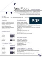 Wes Design Resume 2