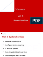 Welcome!: Unit 4: System Services