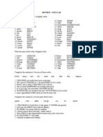 Answers - Review - Unit 1-10