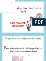 Pemberian Obat Mata