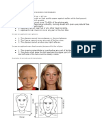 Information On Visa Application Photograph: in Case An Applicant Wears Glasses