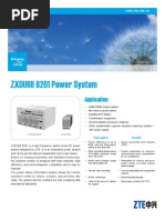 ZXDU58 B900 Power System Overview | PDF | Rectifier | Electric