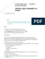 Certificate Authority High Availability on Cisco IOS Routers