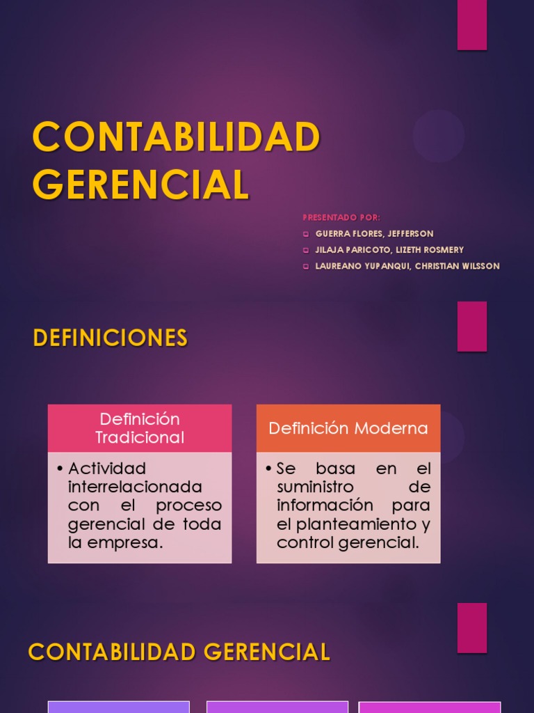 Contabilidad Gerencial | PDF | Contabilidad | Toma de decisiones